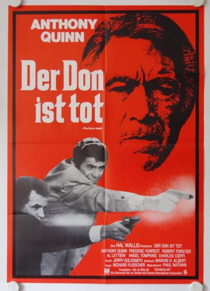 The Don is dead original release german movie poster